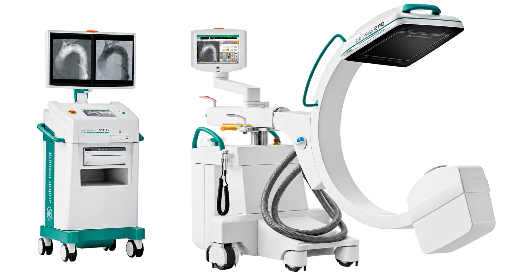 Ziehm Vision RFD C Kollu röntgen sistemi ve workstation
